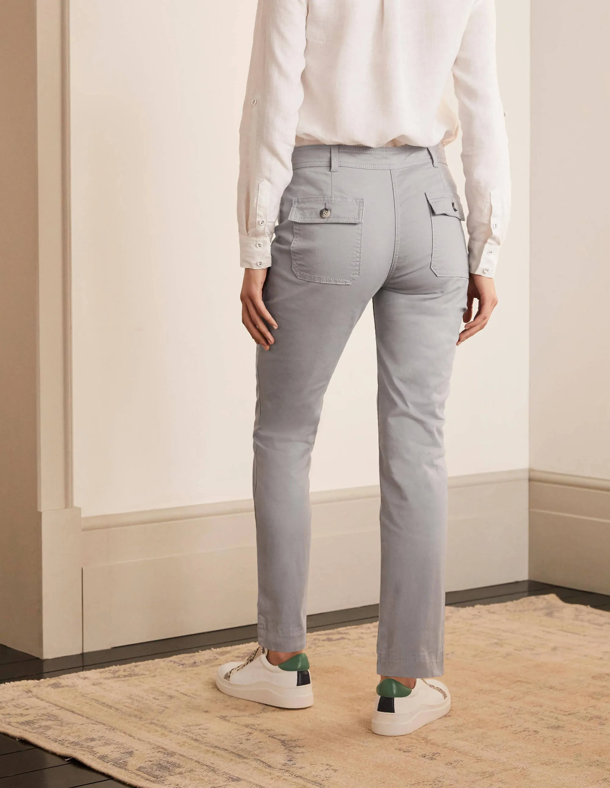 Abingdon Trousers-Grey Squirrel