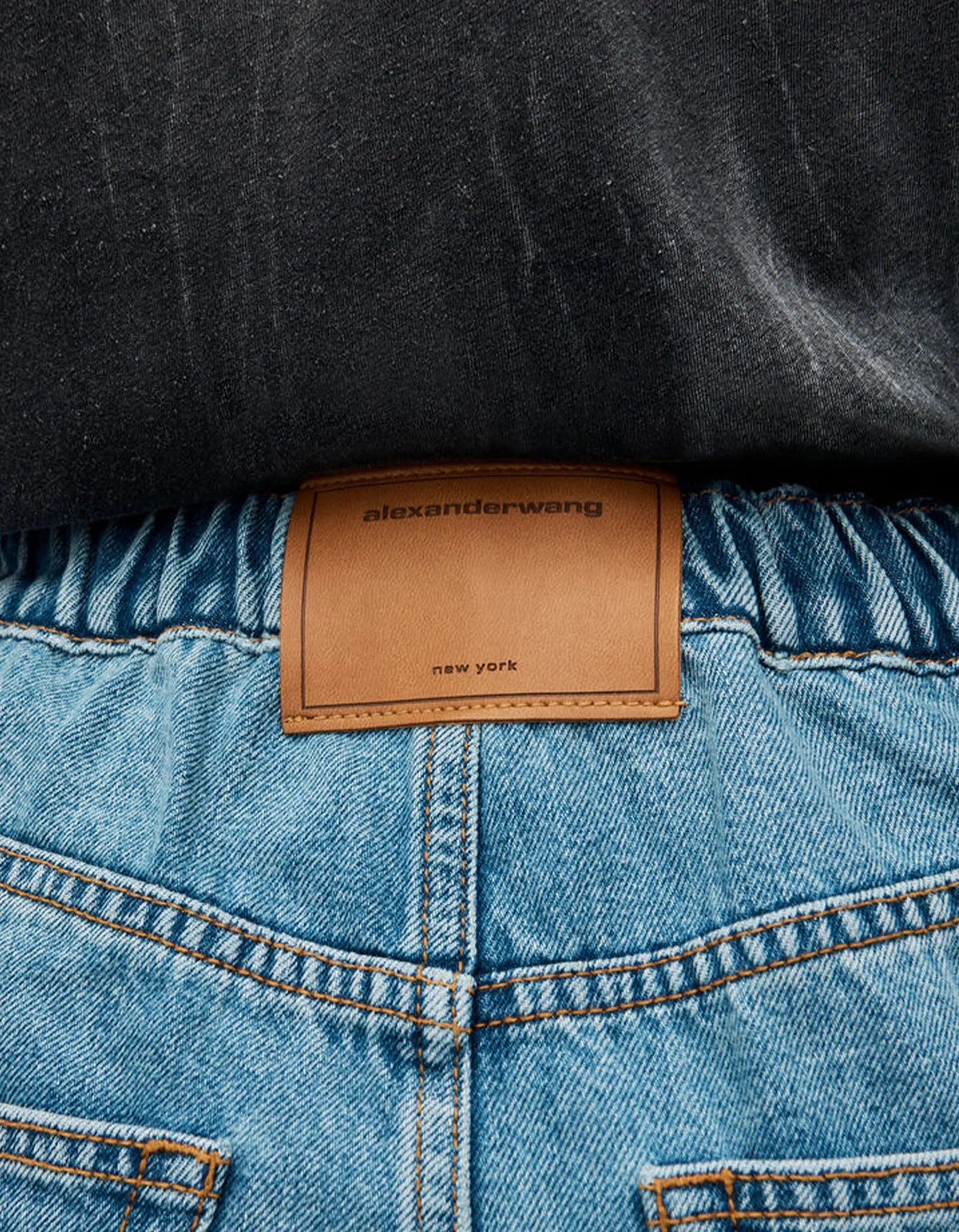 Balloon Jogger With Logo Emboss Side Panels - Vintage Light Indigo 486