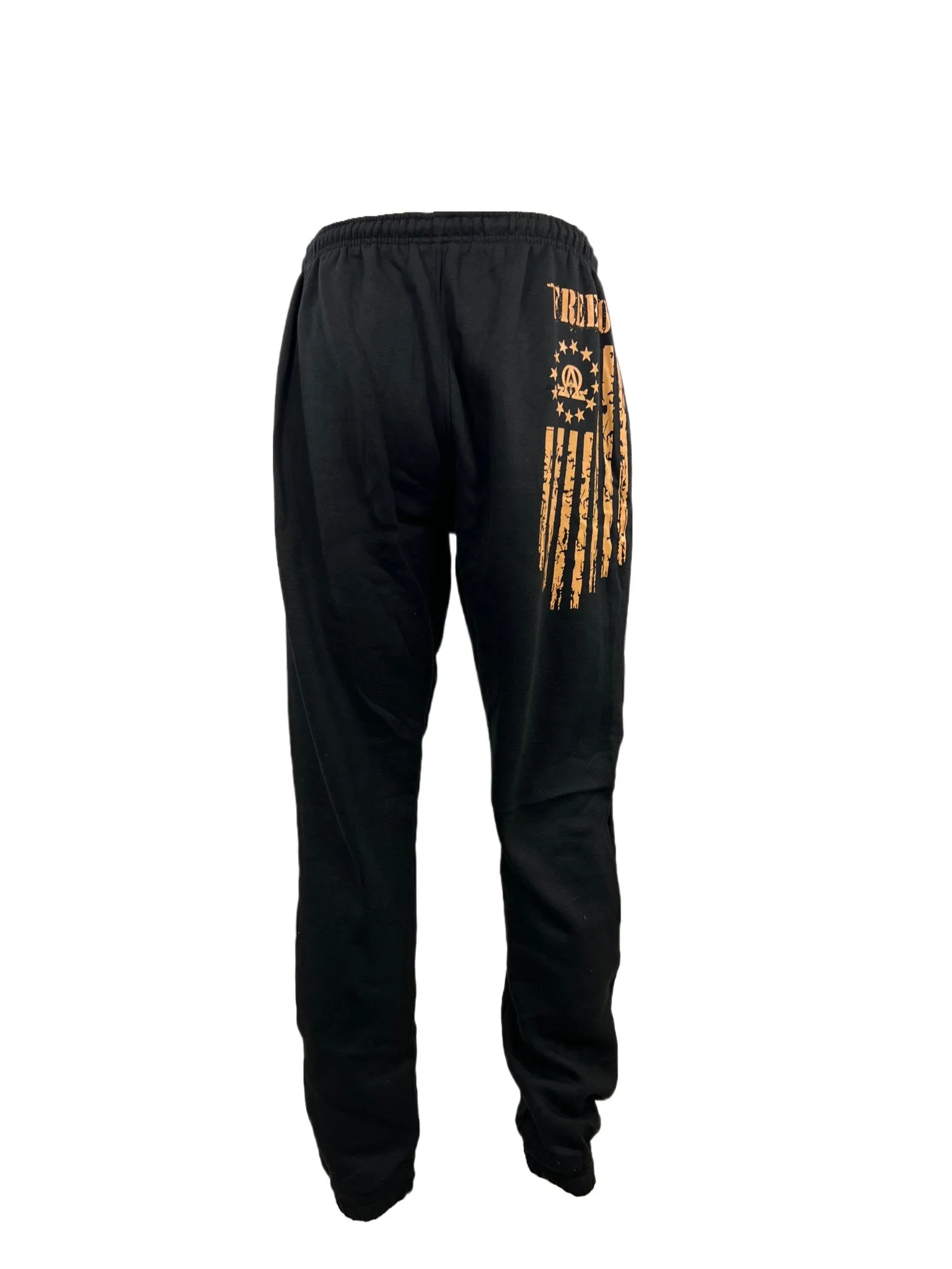 BETSY ROSS FREEDOM 1776 Black Sweatpants - Patriotic Comfort Fit Lounge Pants for American History Enthusiasts