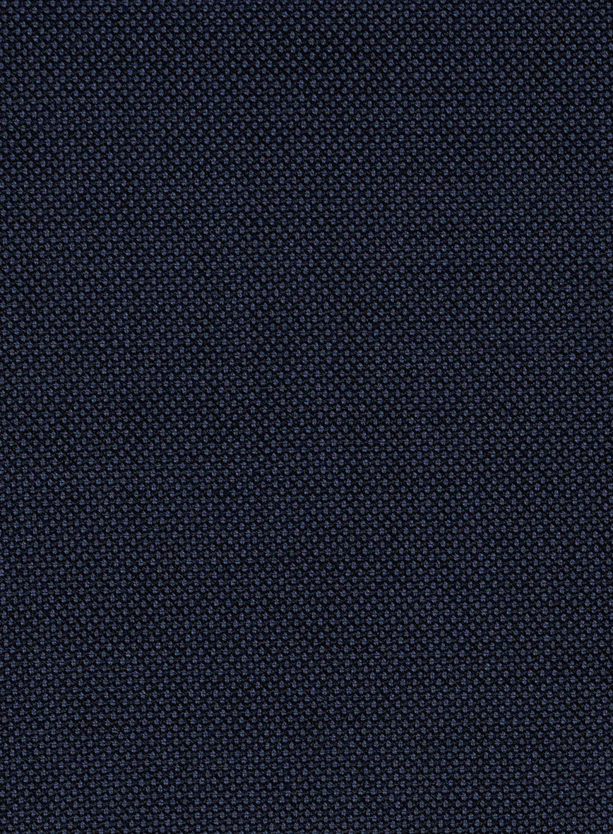 Birdseye Wool Blue Pants