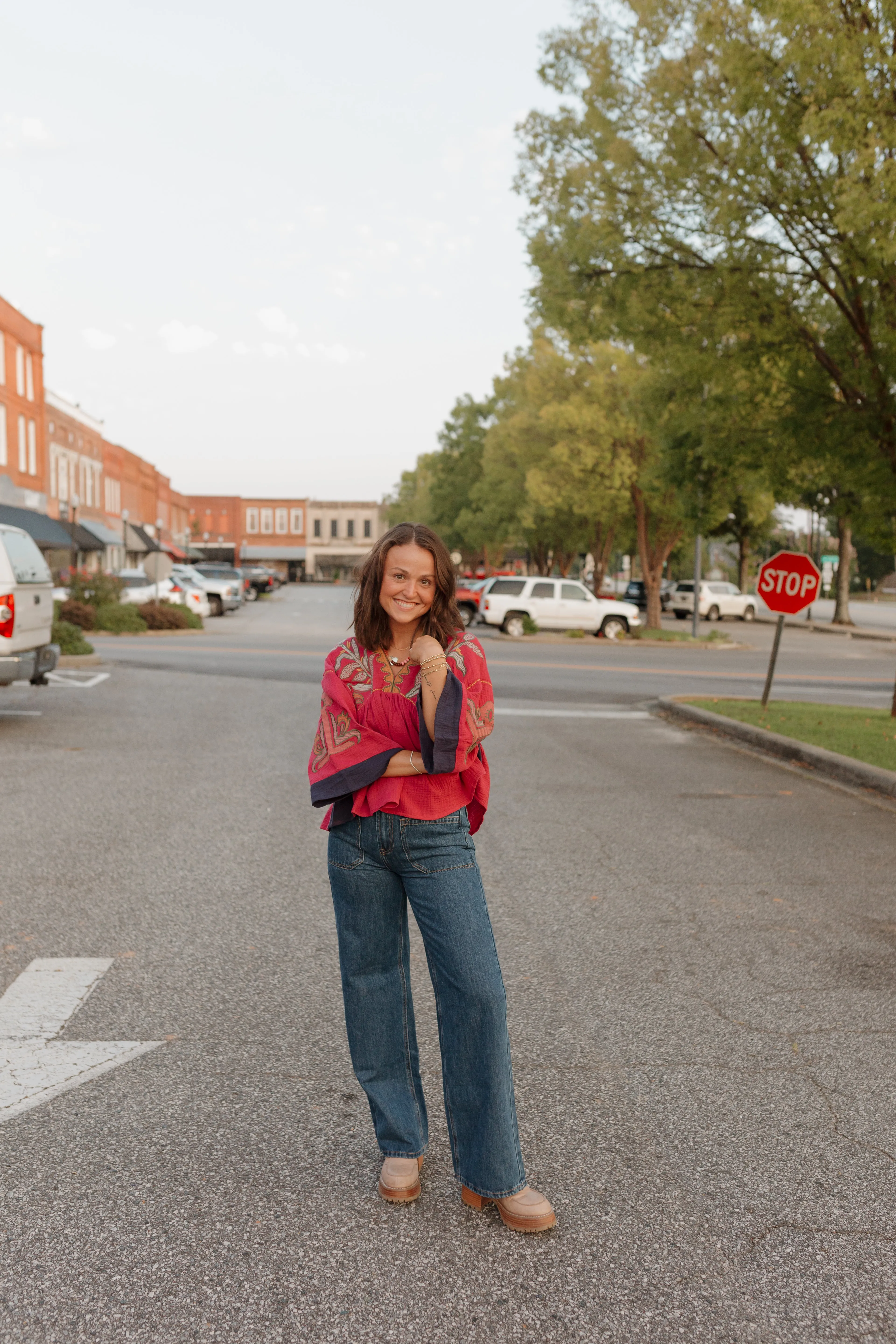 Blake Open Pocket Straight Leg Denim