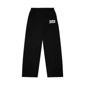 Broken Planet Basics Straight Leg Sweatpants - Midnight Black