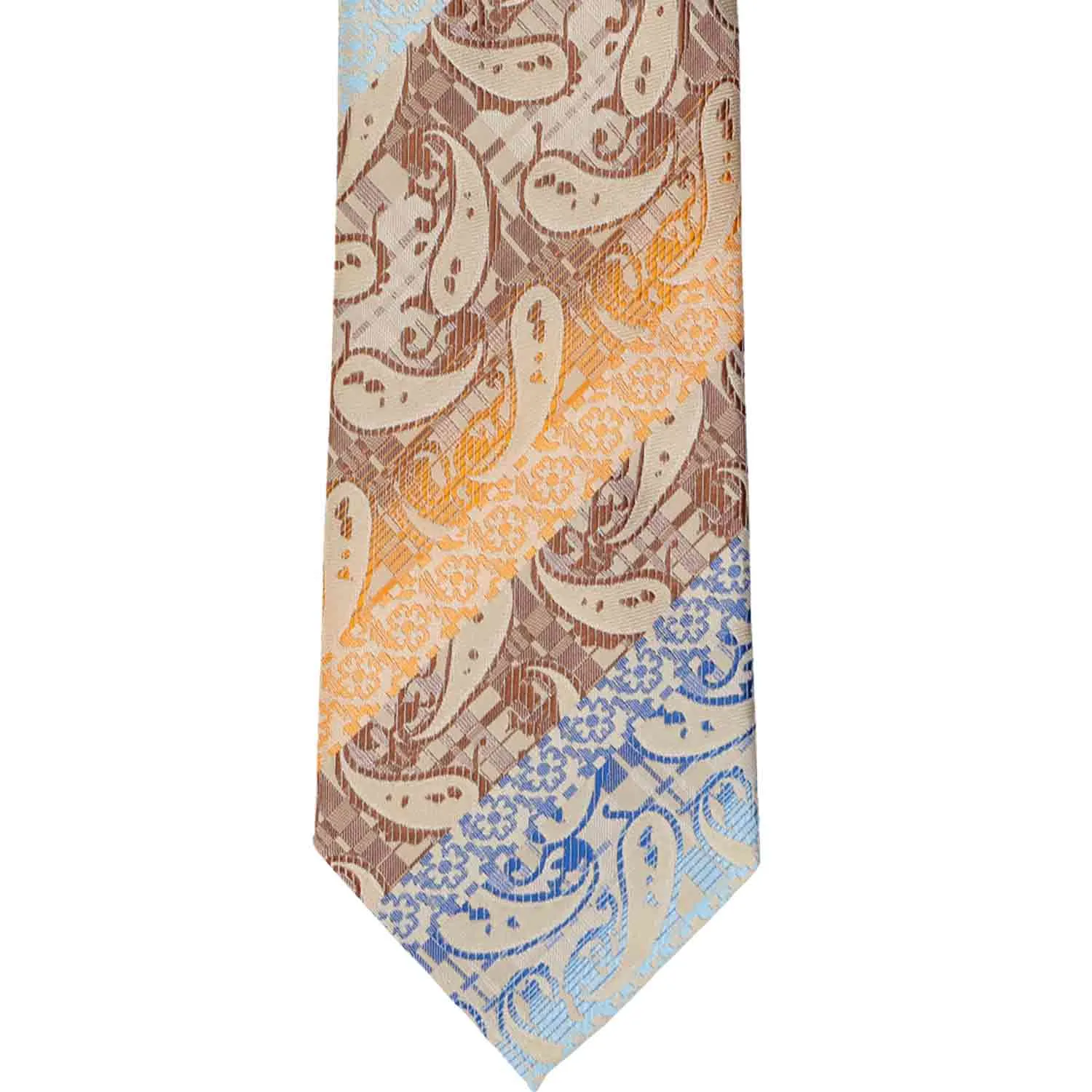 Bronze Vernon Paisley Necktie