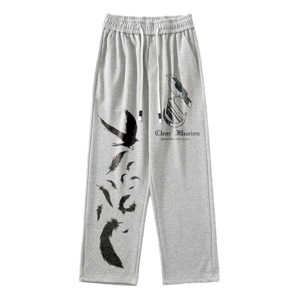 CI | Casual Swallow Print Sweatpants