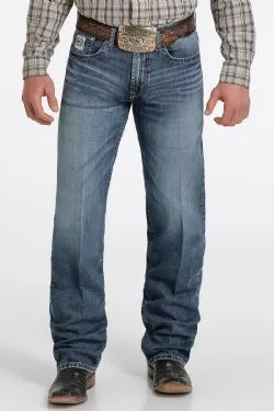 CINCH MEDIUM STONEWASH RELAXED FIT WHITE LABEL JEANS