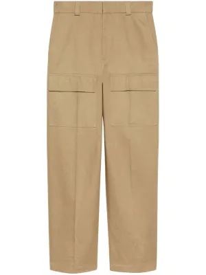 COTTON CARGO-TROUSERS