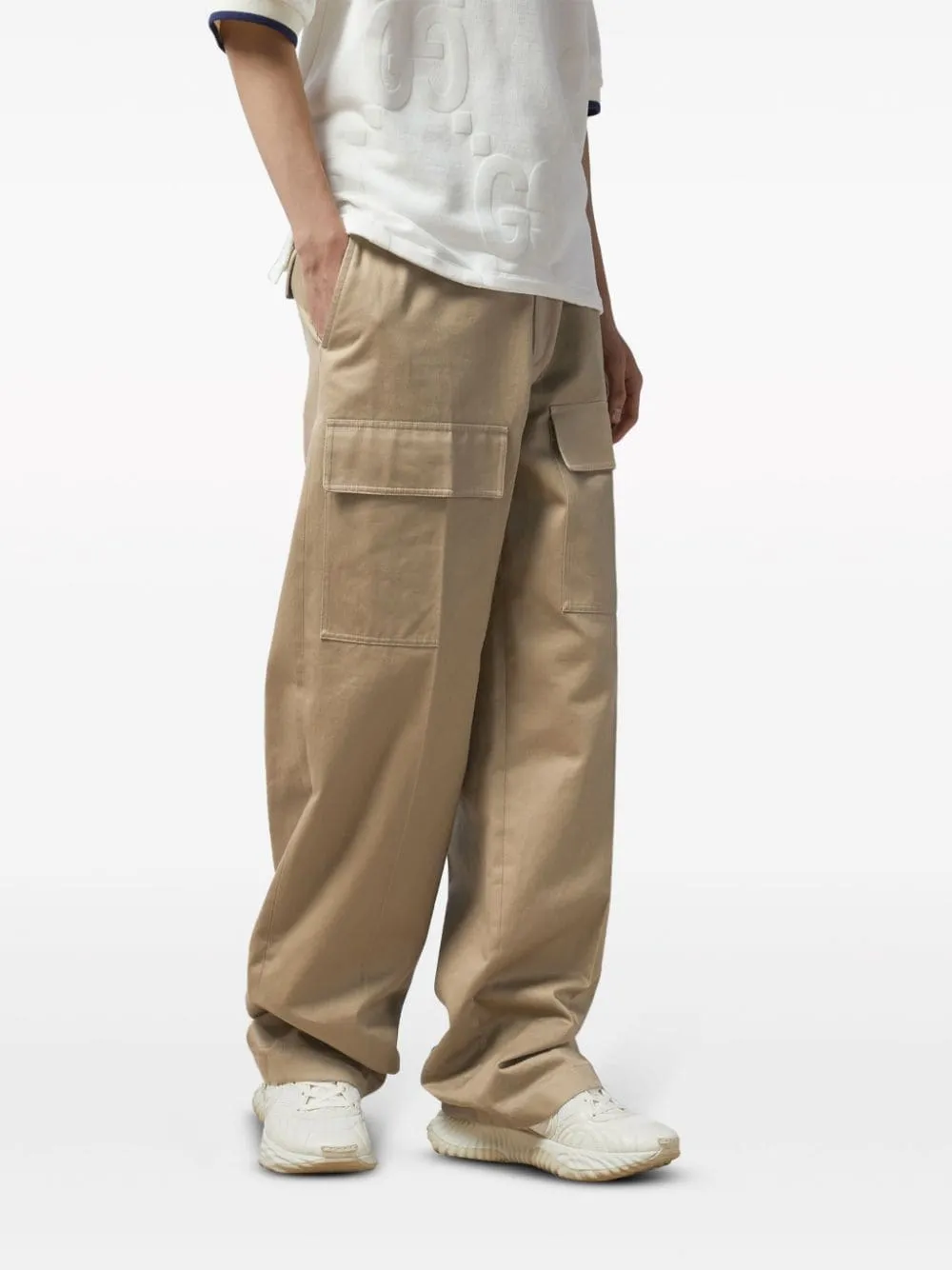 COTTON CARGO-TROUSERS