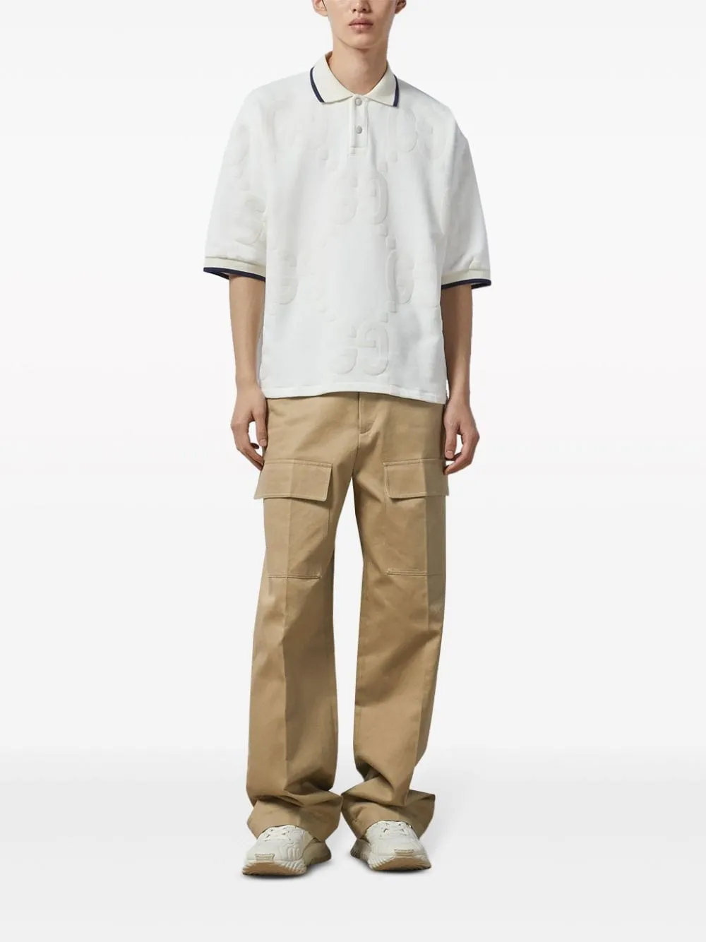 COTTON CARGO-TROUSERS