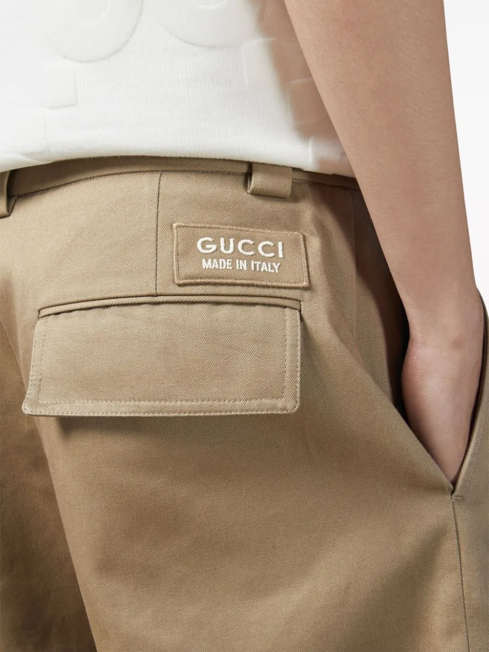 COTTON CARGO-TROUSERS