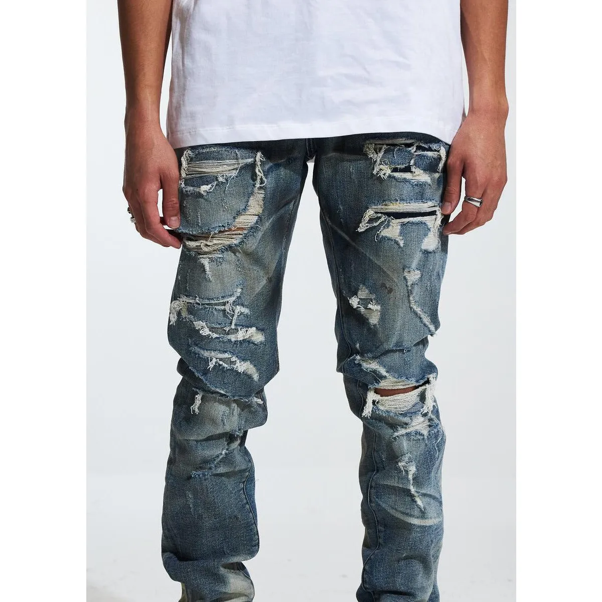 Crysp Denim Atlantic Light Indigo Jeans (CRYF222-208)