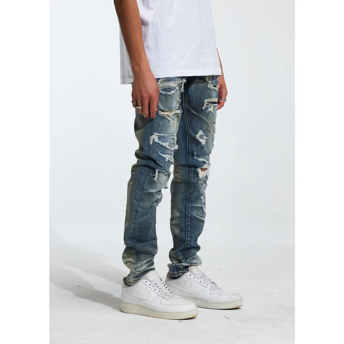 Crysp Denim Atlantic Light Indigo Jeans (CRYF222-208)