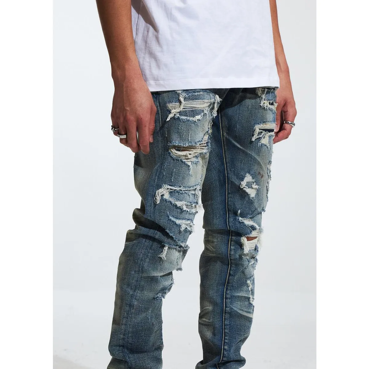 Crysp Denim Atlantic Light Indigo Jeans (CRYF222-208)
