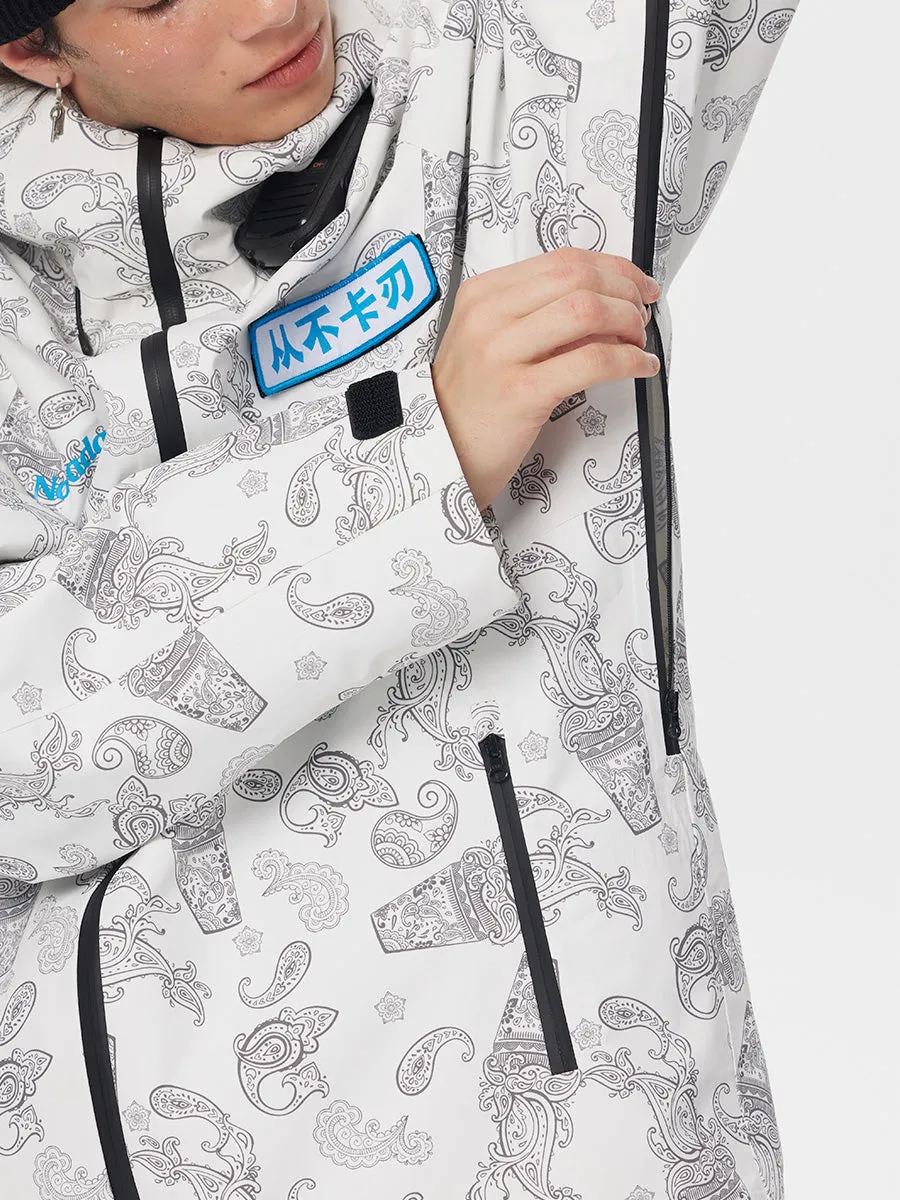 DAWN Print Zip-up 3L Snow Suits
