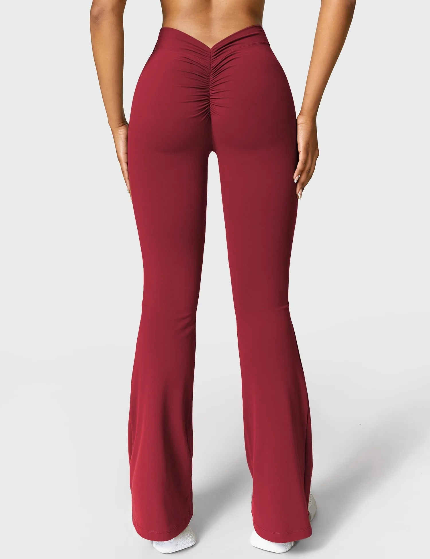 Daze V-back Flare Leggings