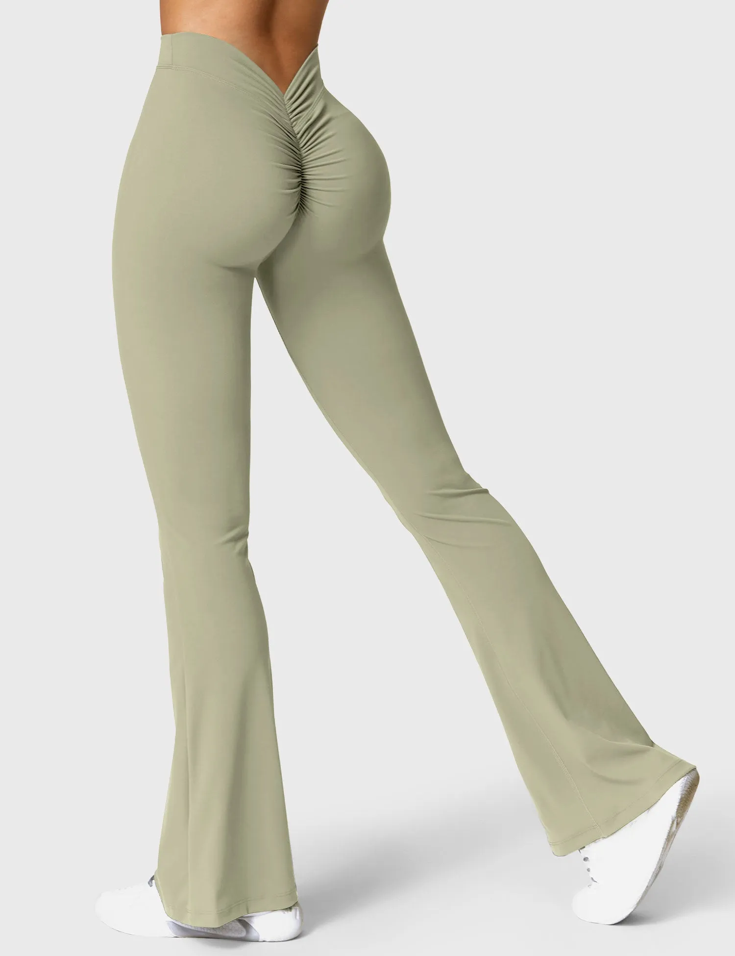 Daze V-back Flare Leggings