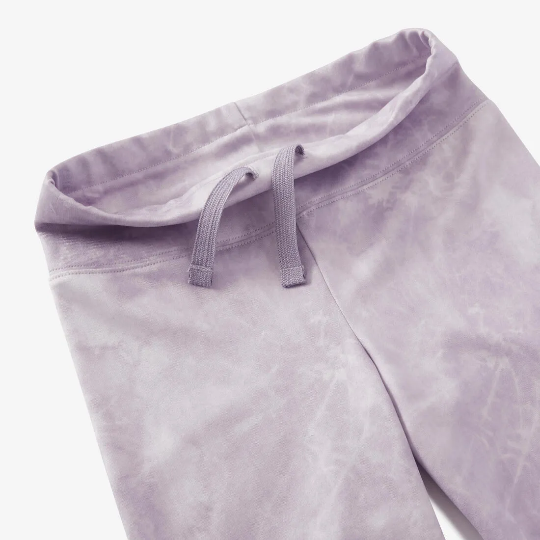 Decathlon Girl's Breathable Leggings - Purple Print