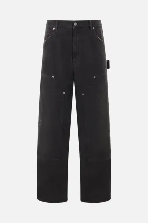 Destroyed Canvas Work Trousers