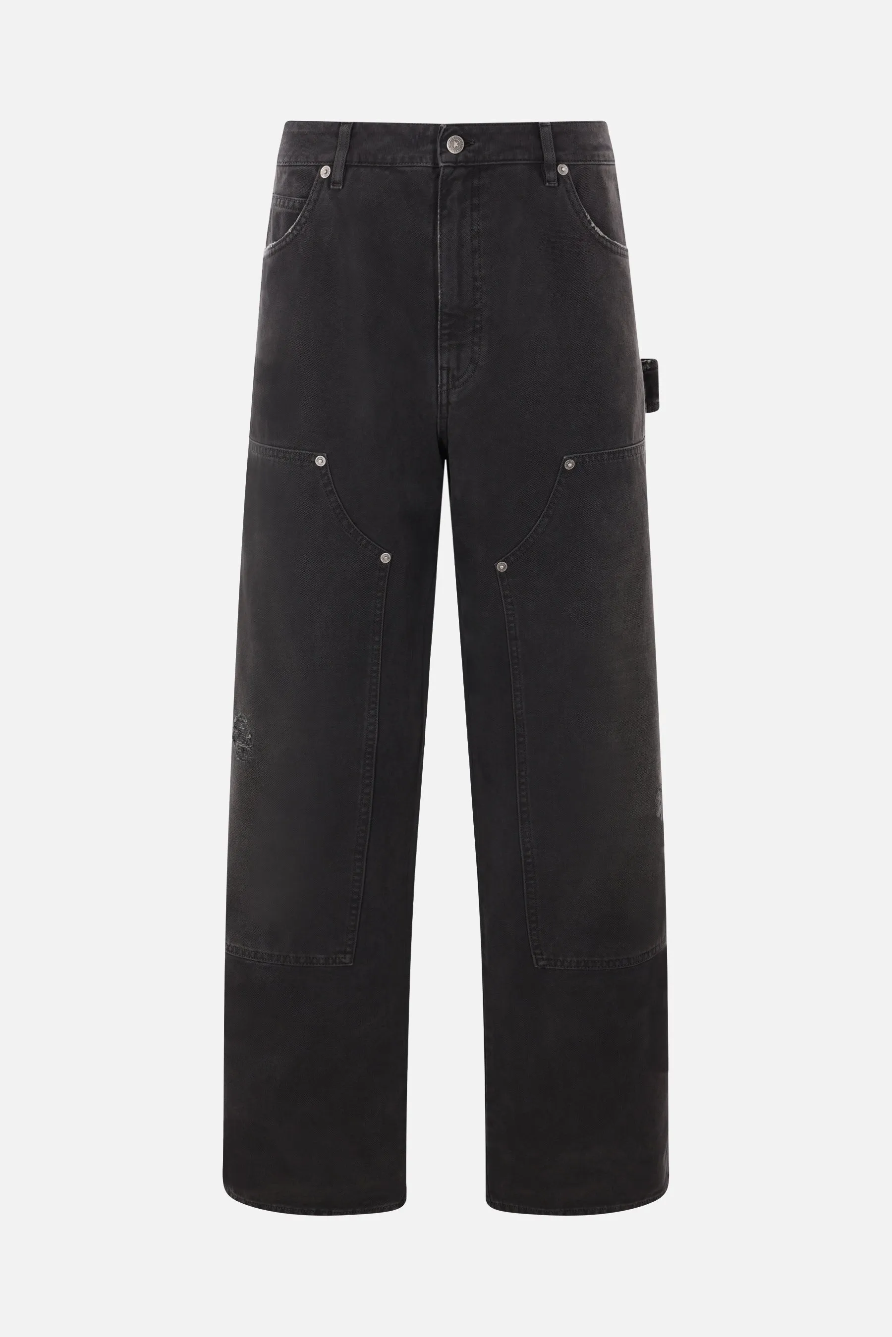 Destroyed Canvas Work Trousers