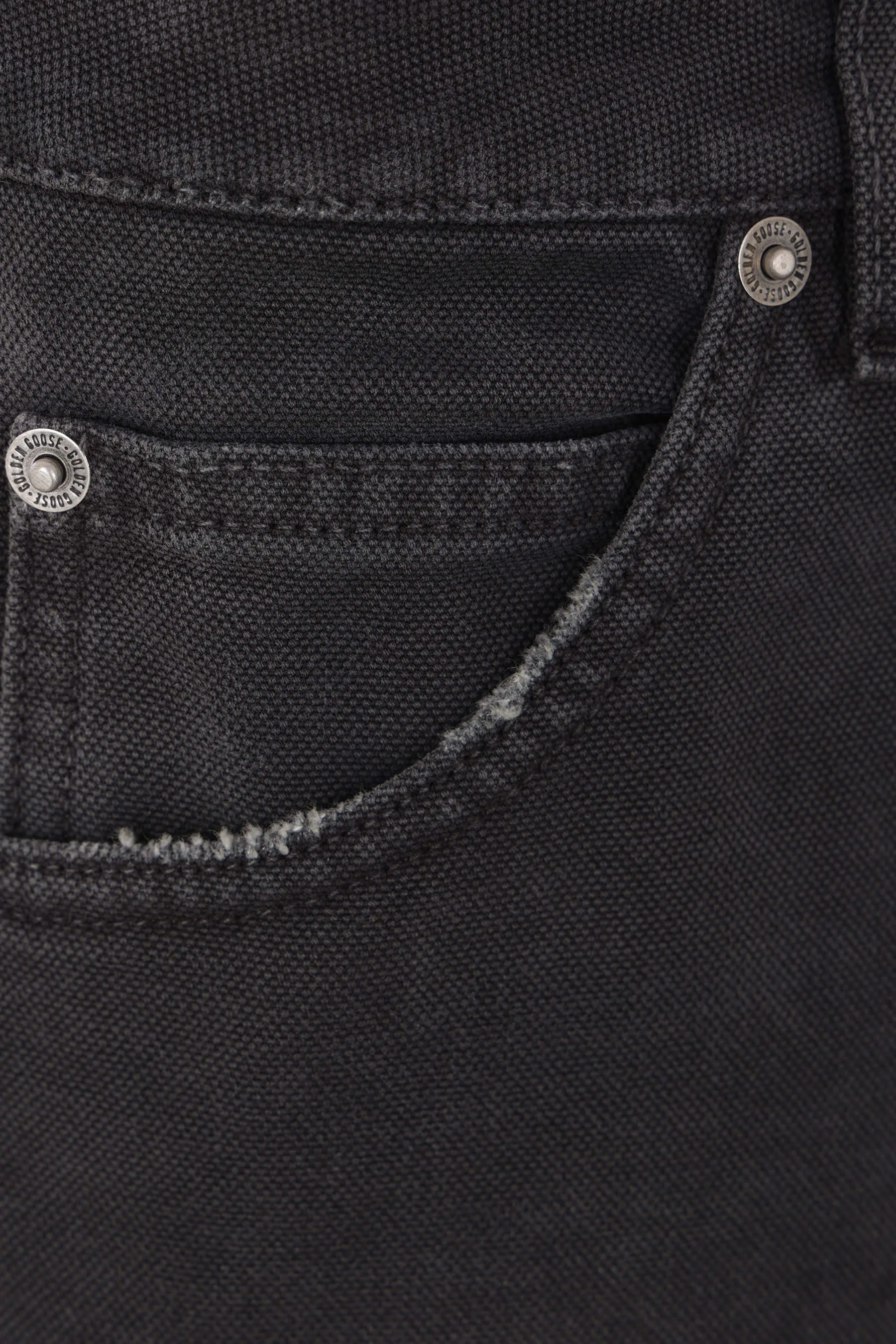 Destroyed Canvas Work Trousers