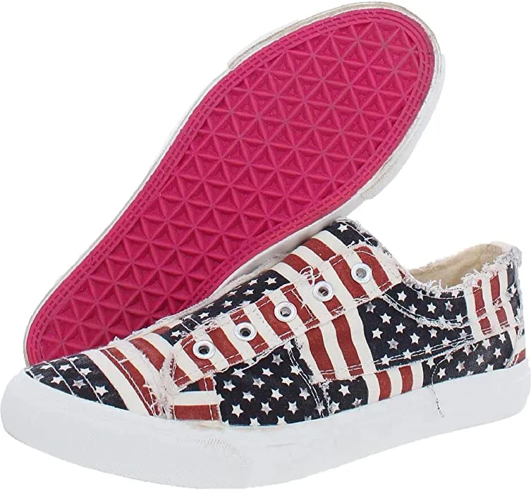 Distressed Pink Tie Dye Summer Style Casual Shoes