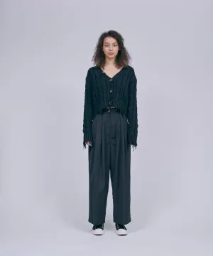 Double Front-Pleated Slacks