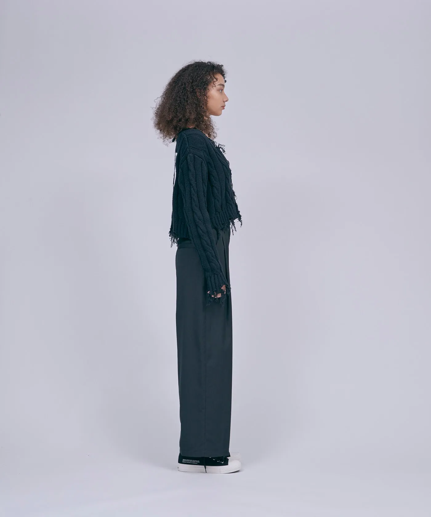 Double Front-Pleated Slacks