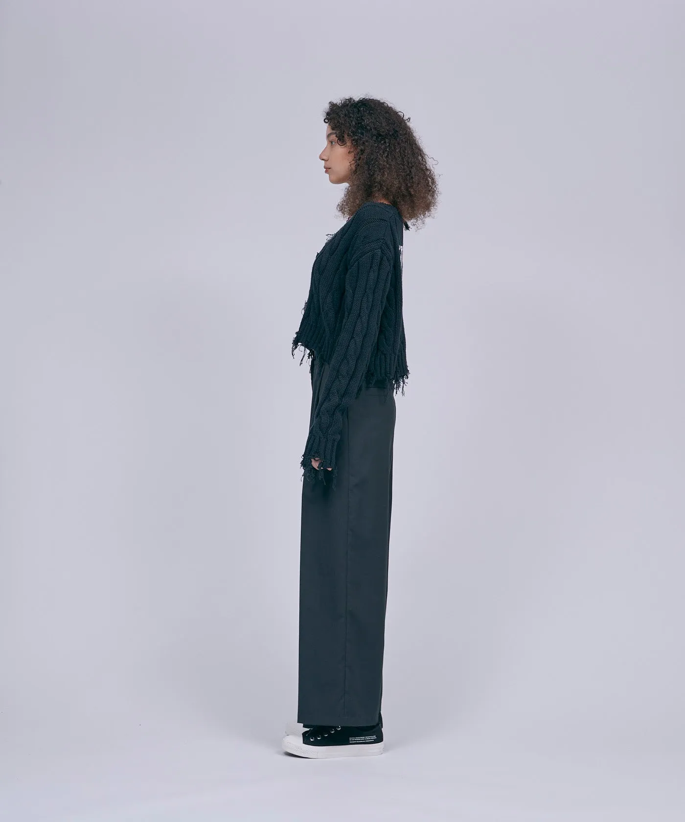 Double Front-Pleated Slacks