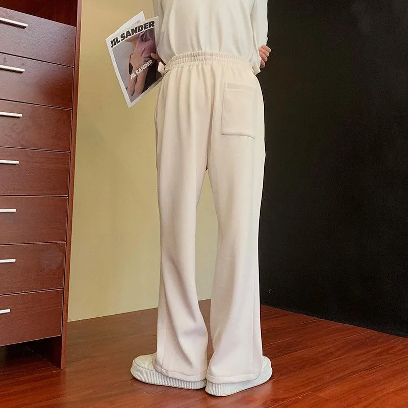 Elastic Waist Fleece Slacks