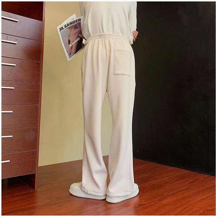 Elastic Waist Fleece Slacks