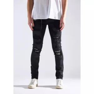 Embellish Oden Ripped Black Denim Jeans (EMBHOL21-1-26)