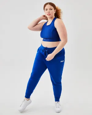 Emiliana Drawstring Jogger | Royal Blue / White