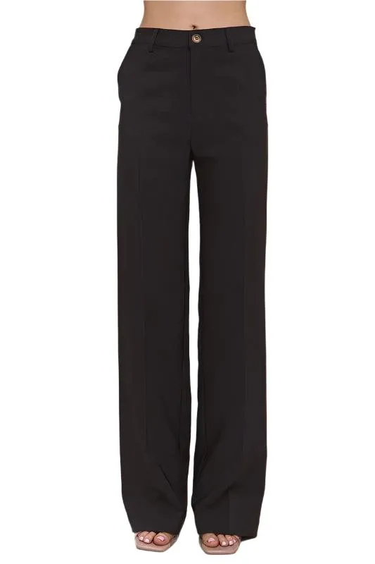 Formal Straight Leg Blazer Pants