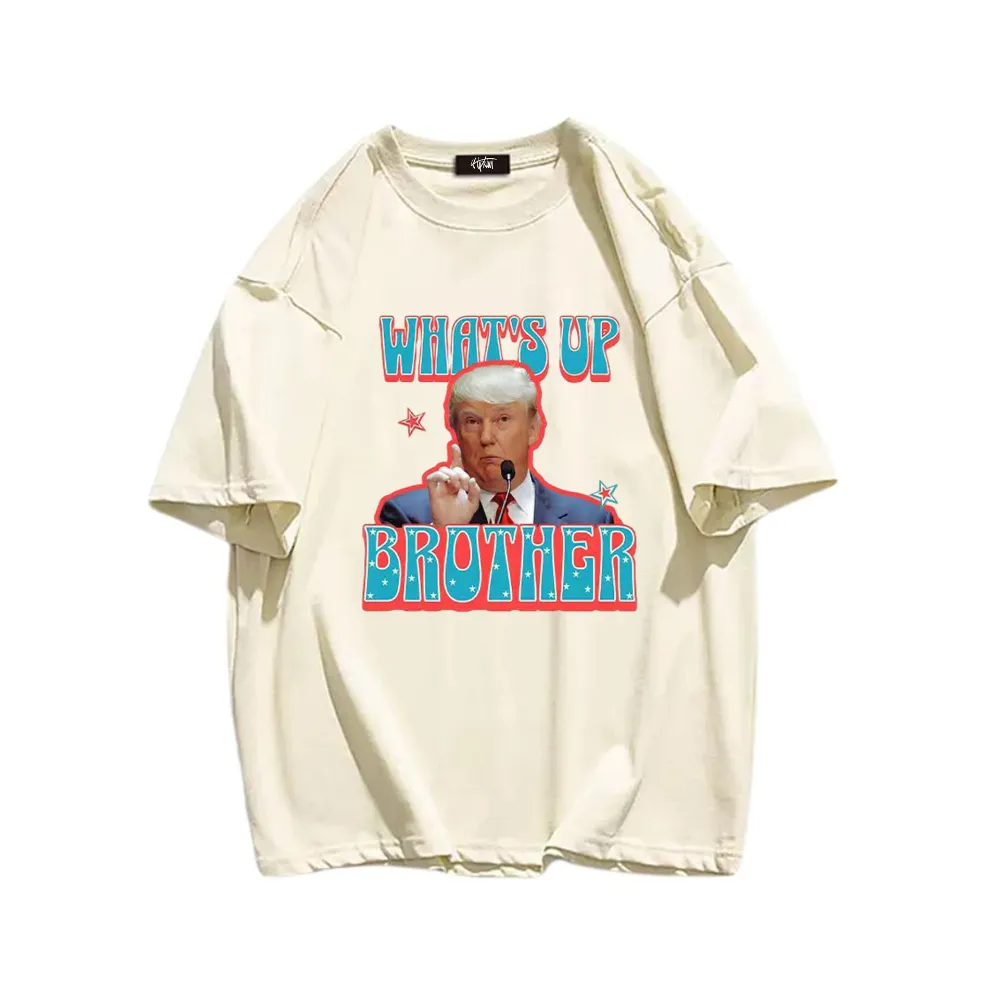 “Funny Character American Letter Microphone” T-shirt