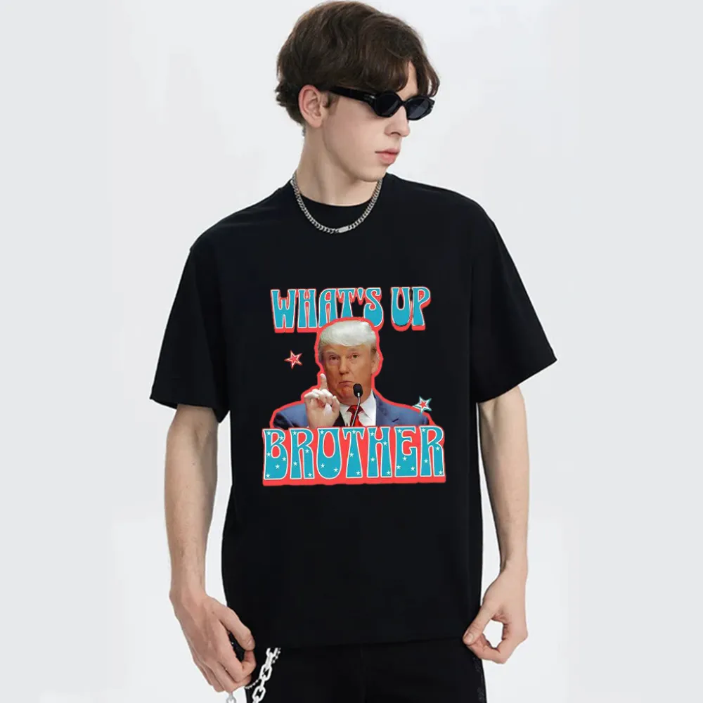 “Funny Character American Letter Microphone” T-shirt