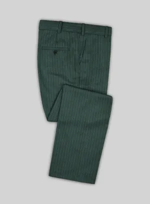 Green Pinstripe Pants