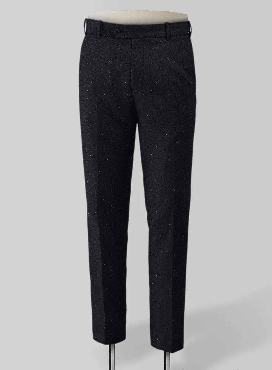 Harris Tweed Navy Speckled Pants