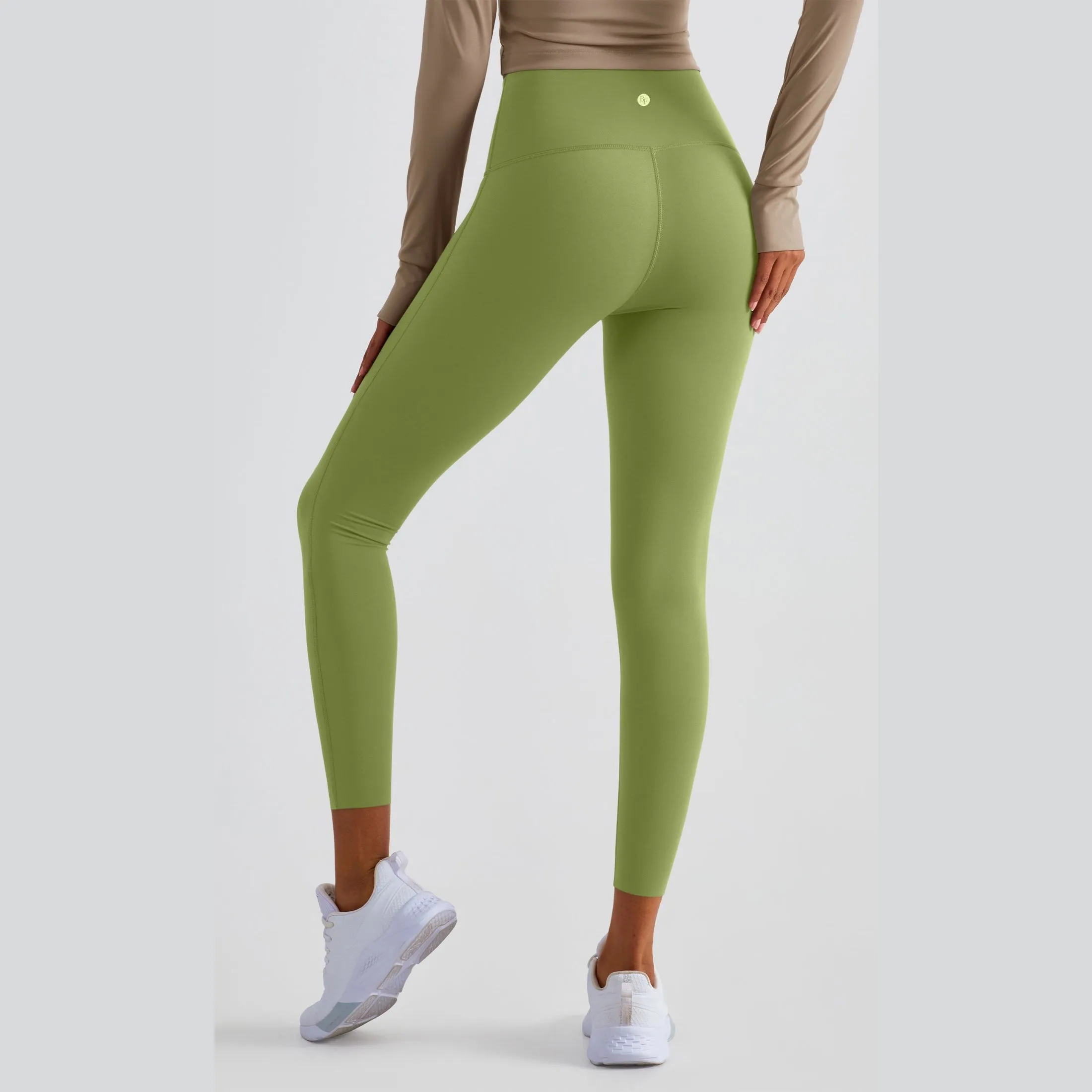 High-Rise Essential Leggings - Green