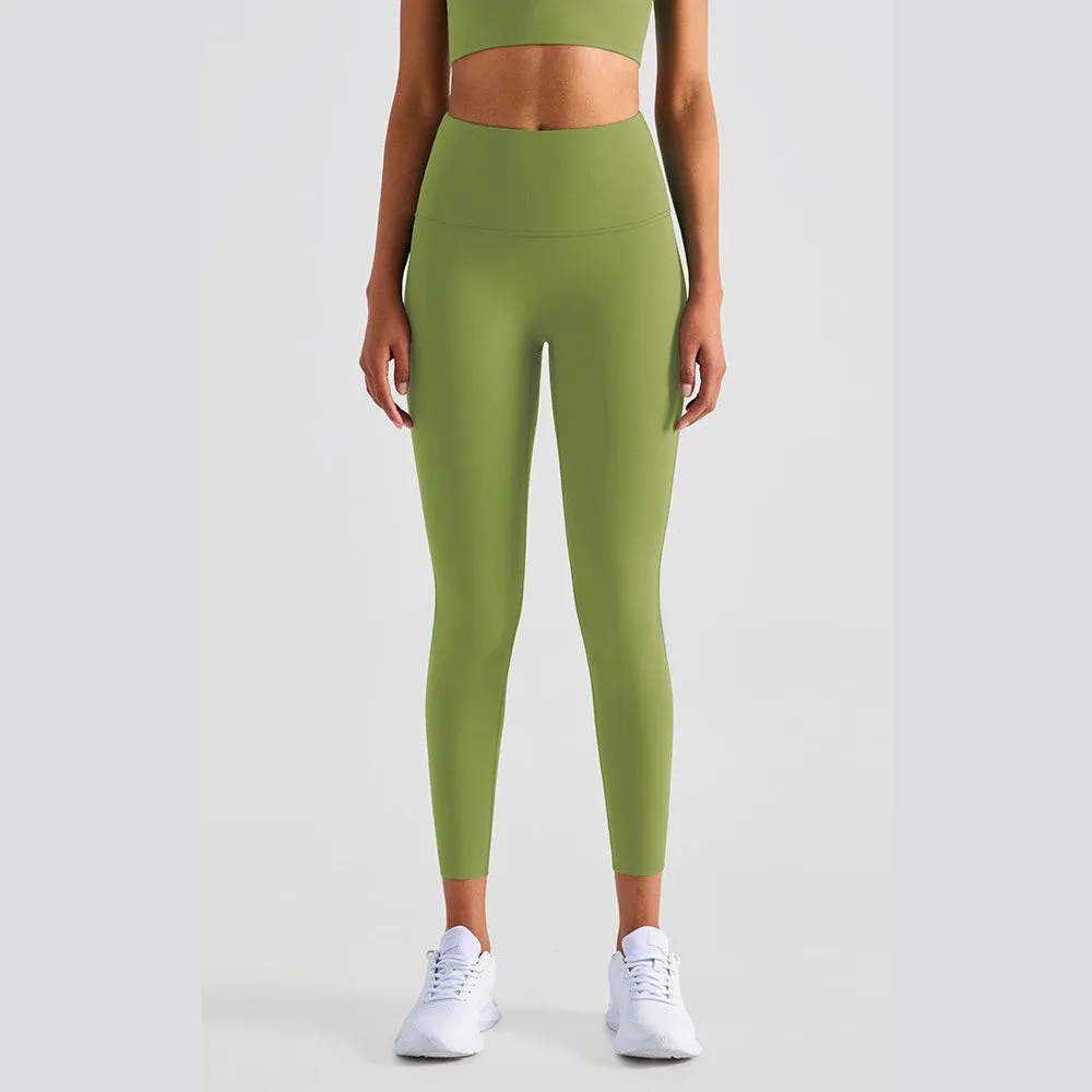 High-Rise Essential Leggings - Green