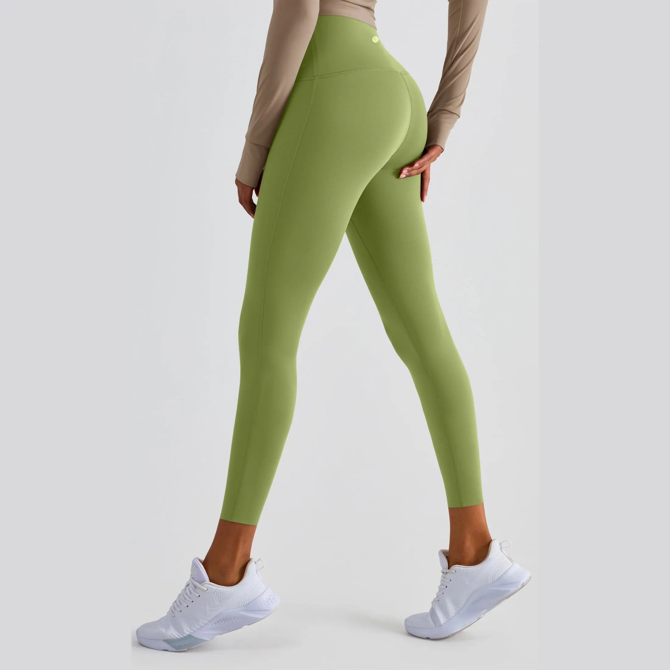 High-Rise Essential Leggings - Green