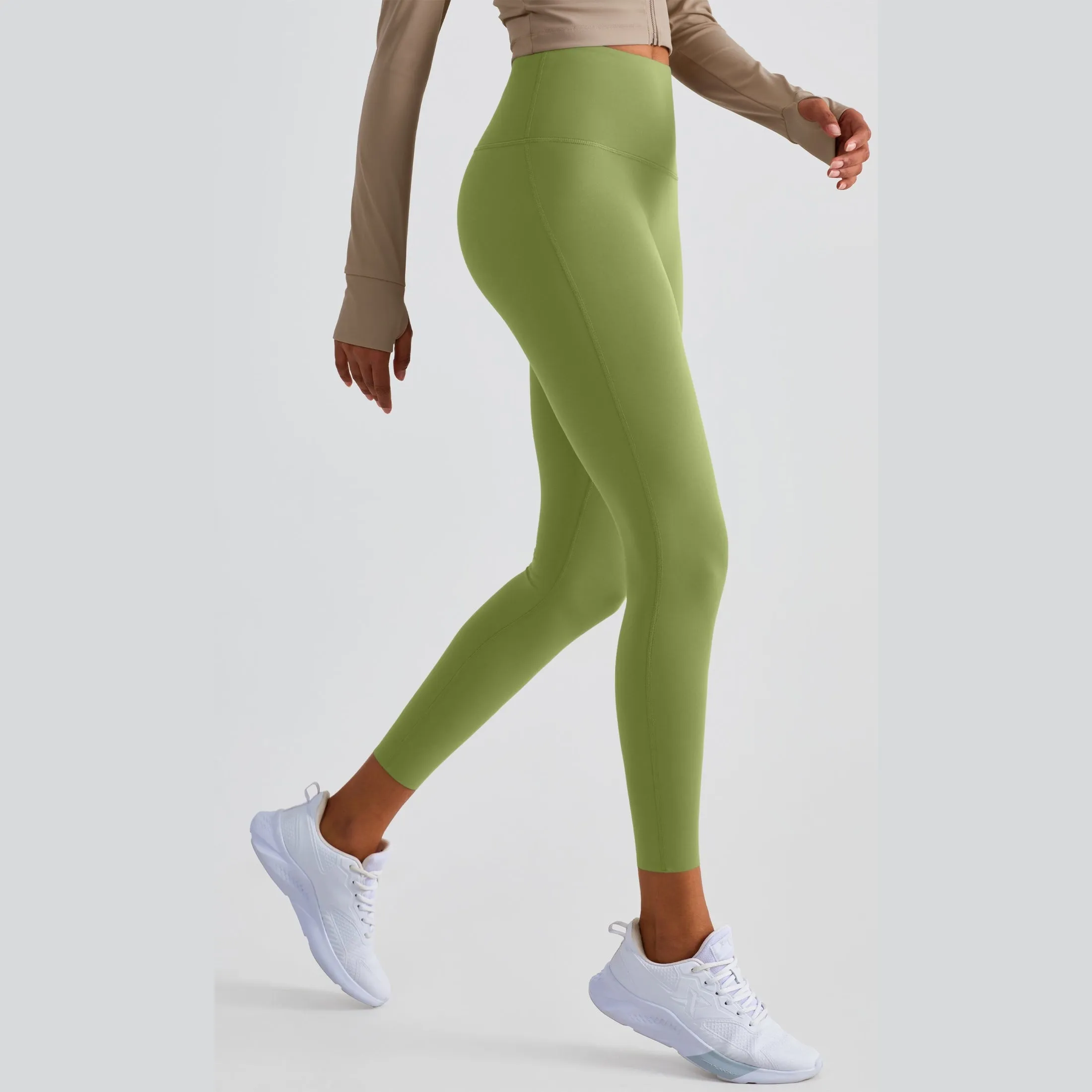 High-Rise Essential Leggings - Green