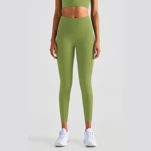 High-Rise Essential Leggings - Green