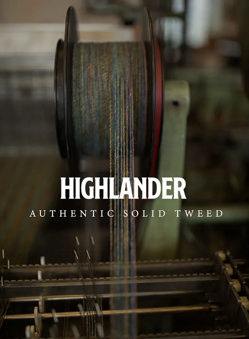 Highlander Heavy Green Herringbone Tweed Pants