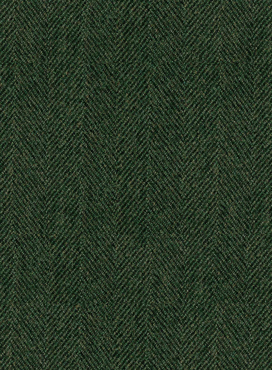 Highlander Heavy Green Herringbone Tweed Pants