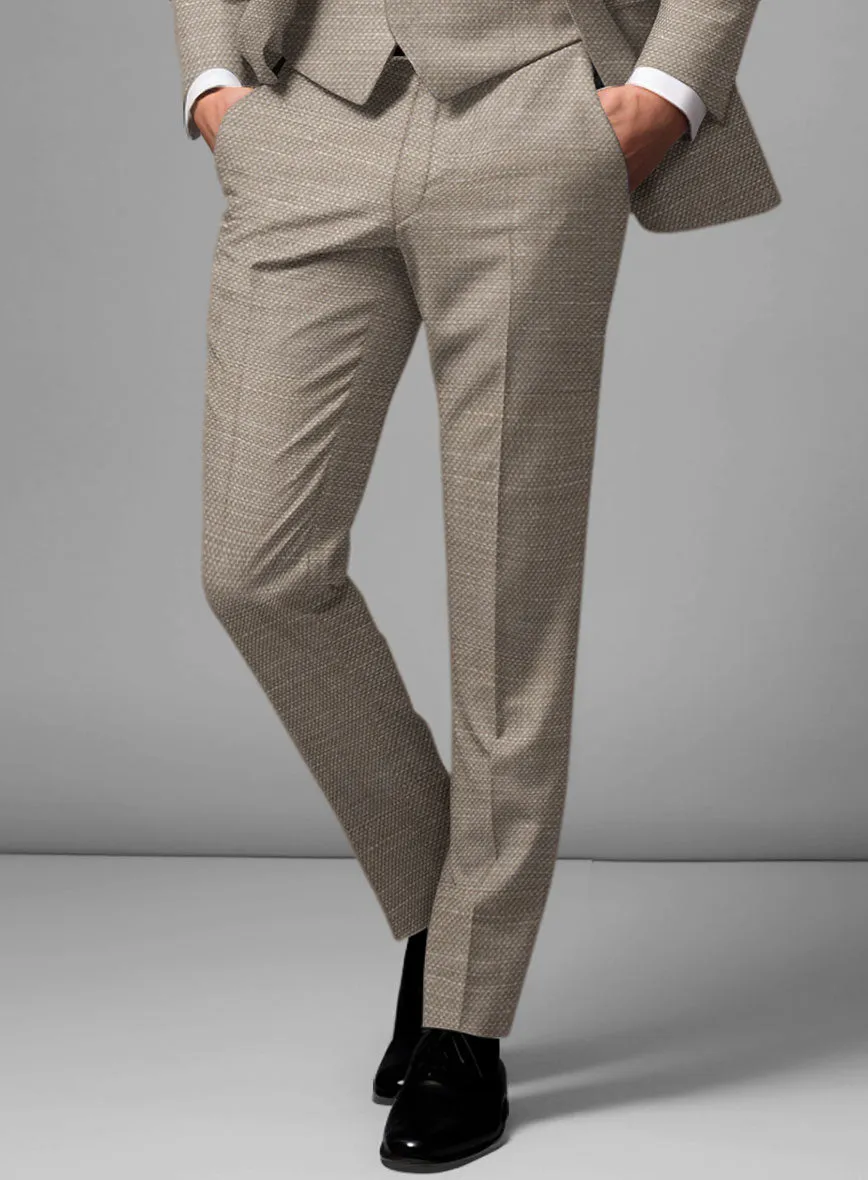 Italian Wool Linen Silk Lycra Erasmo Pants