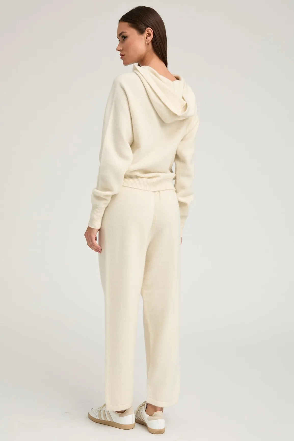 Ivory Cashmere Sweatpants
