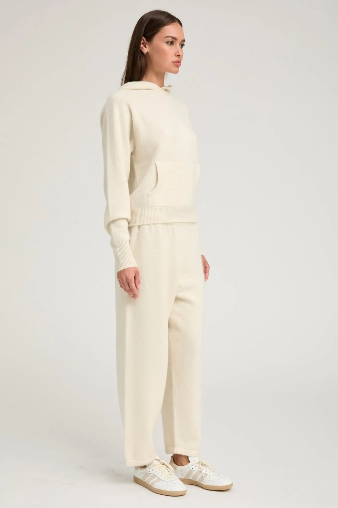 Ivory Cashmere Sweatpants