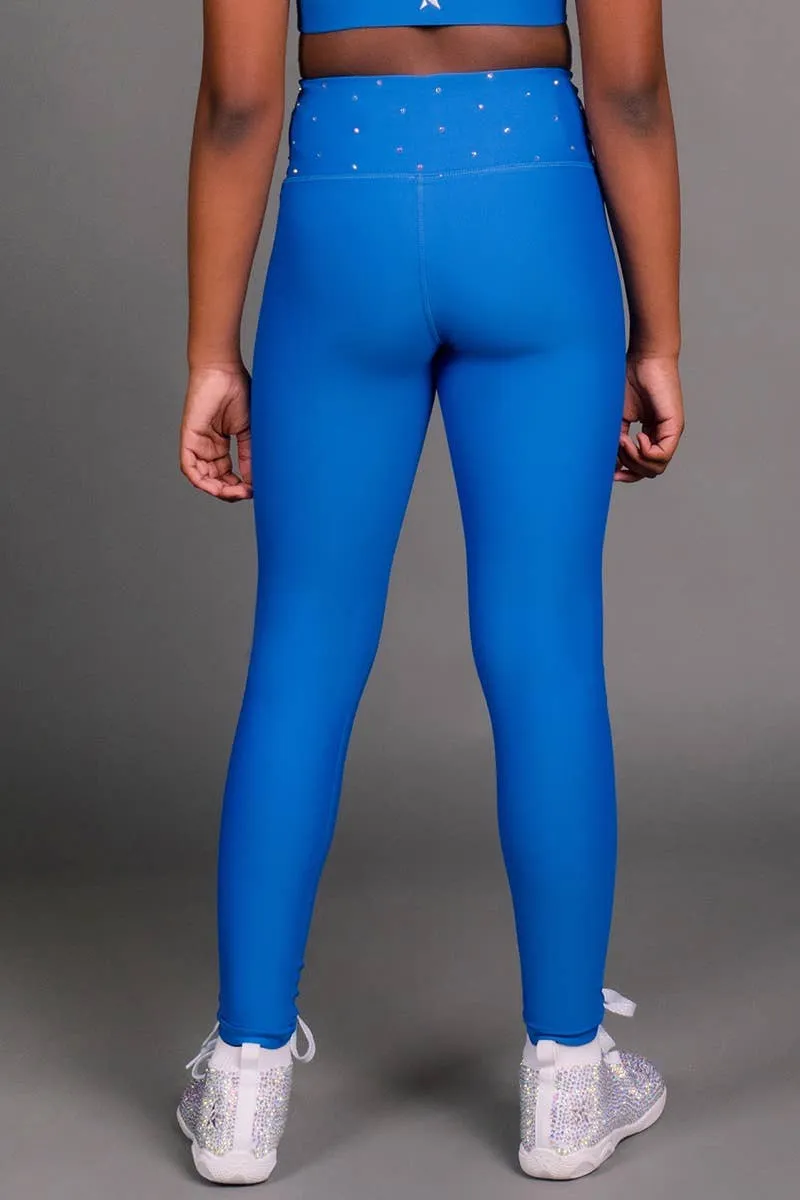 Legendary Legging in Ash Blue Crystal