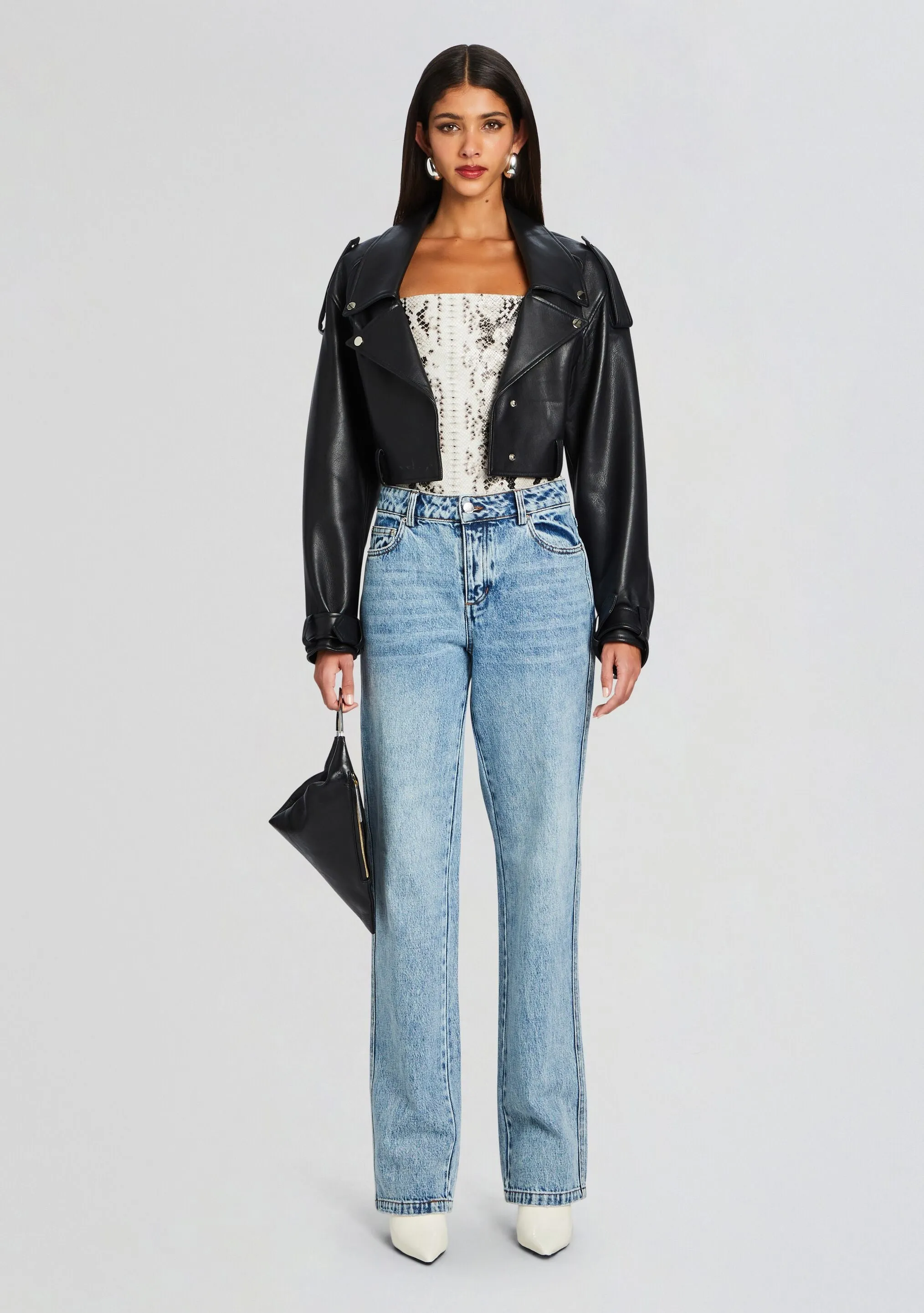 Leonie Leather Top
