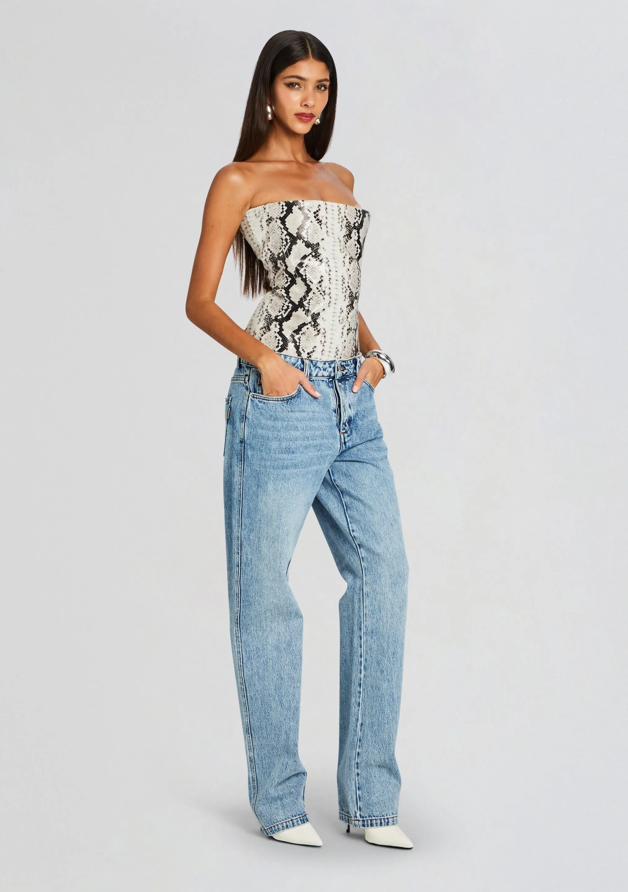 Leonie Leather Top