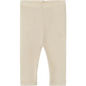 Lil'Atelier Sandshell Nimo Wool Leggings